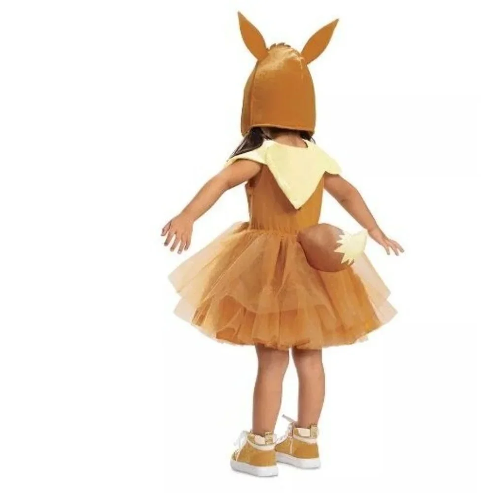 Disguise Toddler Pokémon Eevee Halloween Costume Dress Sz M 3T-4T - Picture 3 of 7